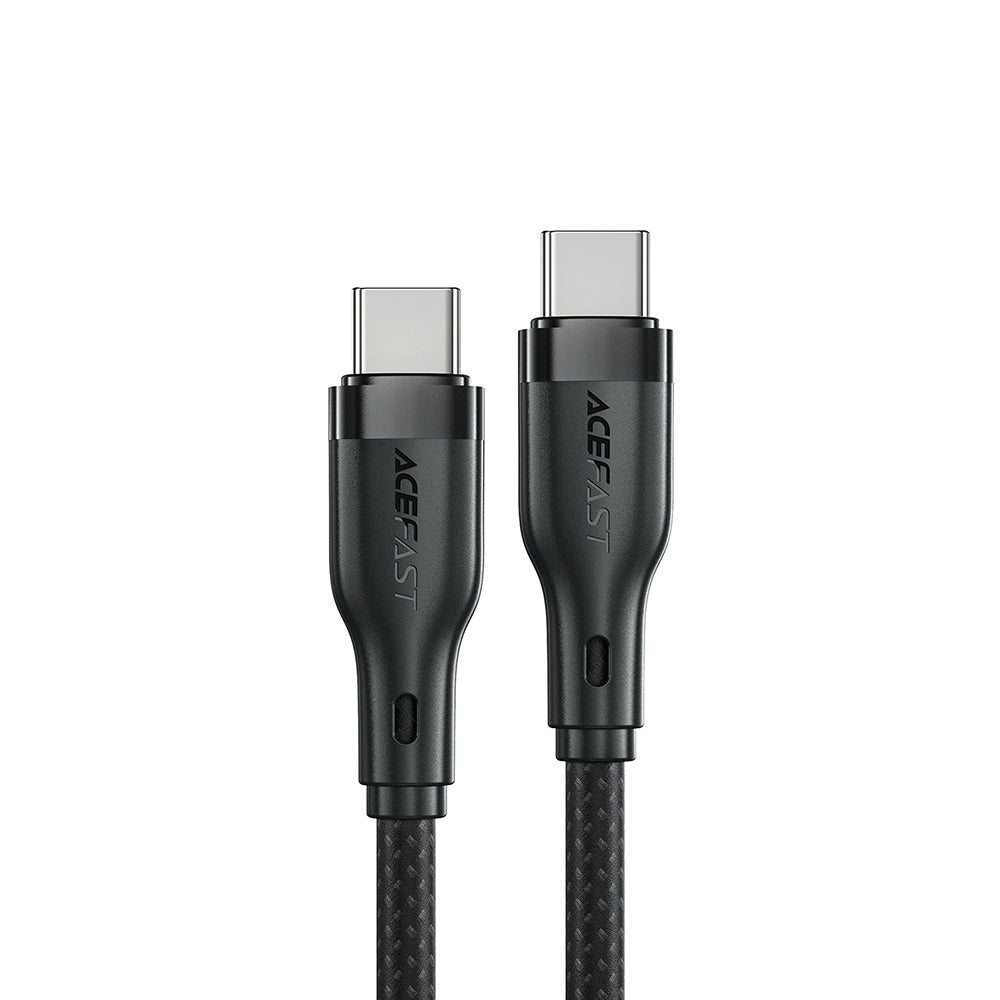 USB-C data- og ladekabel - USB-C Acefast C8-03, 60W, 1.2m, Svart