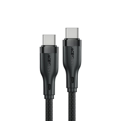 USB-C data- og ladekabel - USB-C Acefast C8-03, 60W, 1.2m, Svart