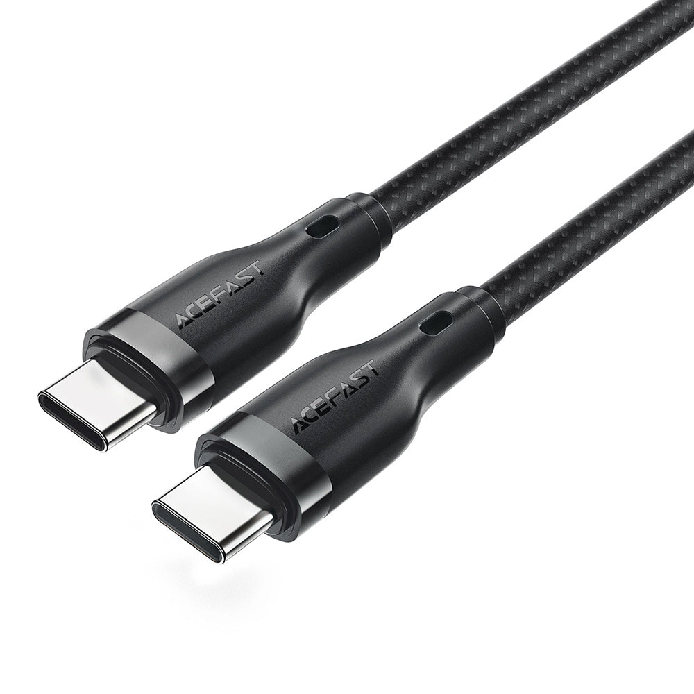 USB-C data- og ladekabel - USB-C Acefast C8-03, 60W, 1.2m, Svart