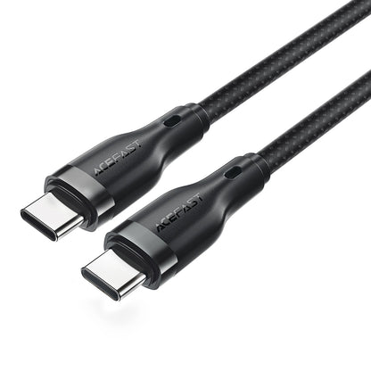 USB-C data- og ladekabel - USB-C Acefast C8-03, 60W, 1.2m, Svart