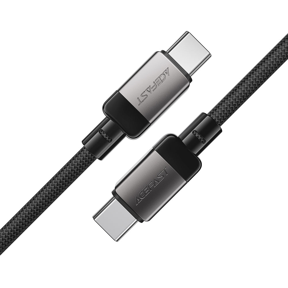 Data- og ladekabel USB-C - USB-C Acefast C9-03, 60W, 1.2m, Svart