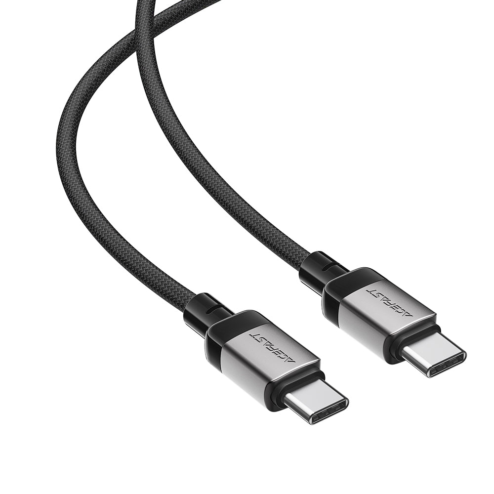 Data- og ladekabel USB-C - USB-C Acefast C9-03, 60W, 1.2m, Svart