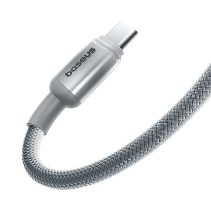 USB-C - USB-C Baseus Discolor data- og ladekabel, 100W, 1m, Sølv E0420701