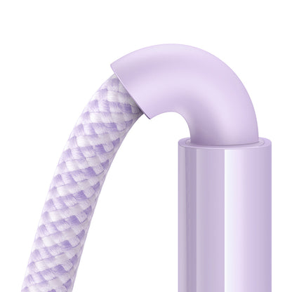 USB-C Data- og Ladekabel - USB-C Baseus Display 2, 100W, 2m, Lilla P10382702511-01