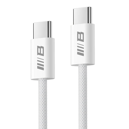 USB-C data- og ladekabel - USB-C Blueo, 100W, 2m, Hvit