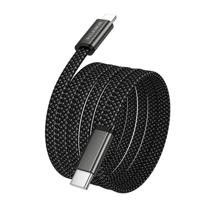 USB-C data- og ladekabel - USB-C Borofone BX124 Peace, 30W, 1m, svart