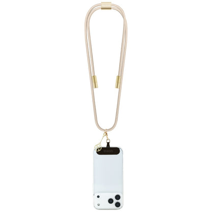 USB-C til USB-C data- og ladekabel Guess CBDY 4G Charm, 100W, 1,5m, Beige
