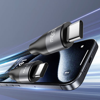 USB-C data- og ladekabel - USB-C Lito LD23CC, 100W, 1m, Grå