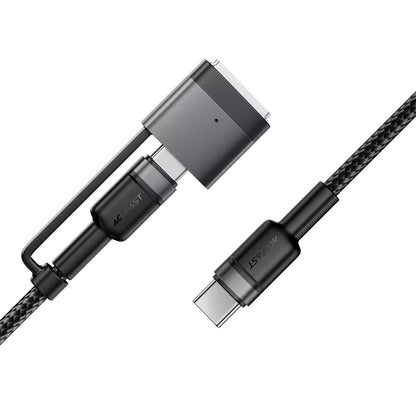 Acefast Ladekabel, USB-C - USB-C / MagSafe 3, 240W, 1.2m, Svart