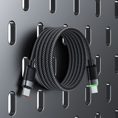USB-C data- og ladekabel - USB-C McDodo CA-2000 Self Winding, 60W, 1.2m, Svart