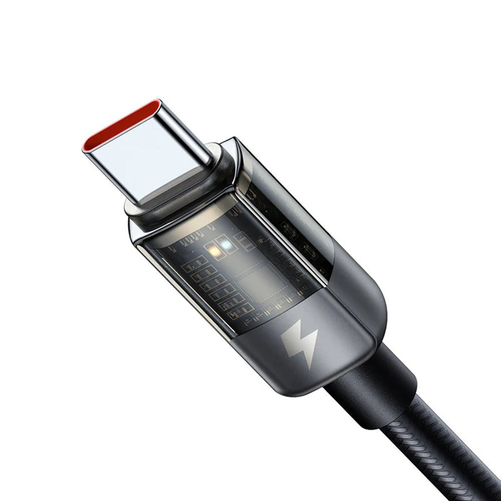 USB-C data- og ladekabel - USB-C McDodo CA-2840 Auto Power Off, 100W, 1.2m, Svart
