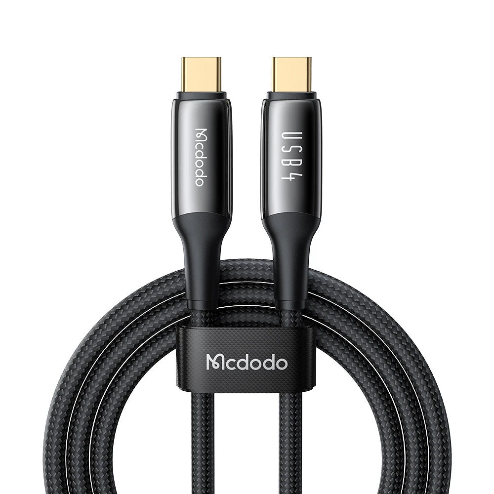 USB-C til USB-C data- og ladekabel McDodo CA-2990, 240W, 1.2m, Svart