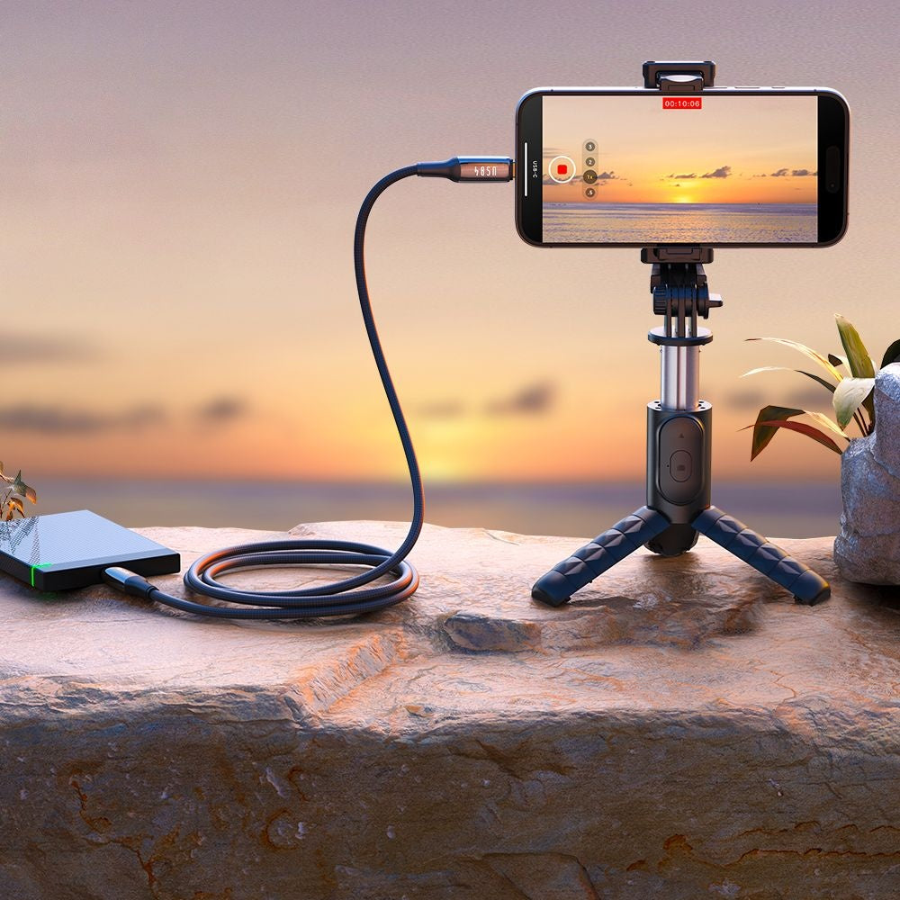 USB-C til USB-C data- og ladekabel McDodo CA-2990, 240W, 1.2m, Svart