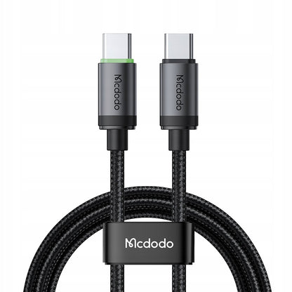 Data- og ladekabel USB-C - USB-C McDodo CA-4410, 60W, 1m, Svart