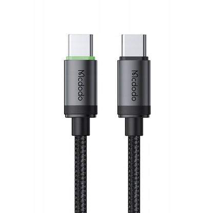Data- og ladekabel USB-C - USB-C McDodo CA-4410, 60W, 1m, Svart