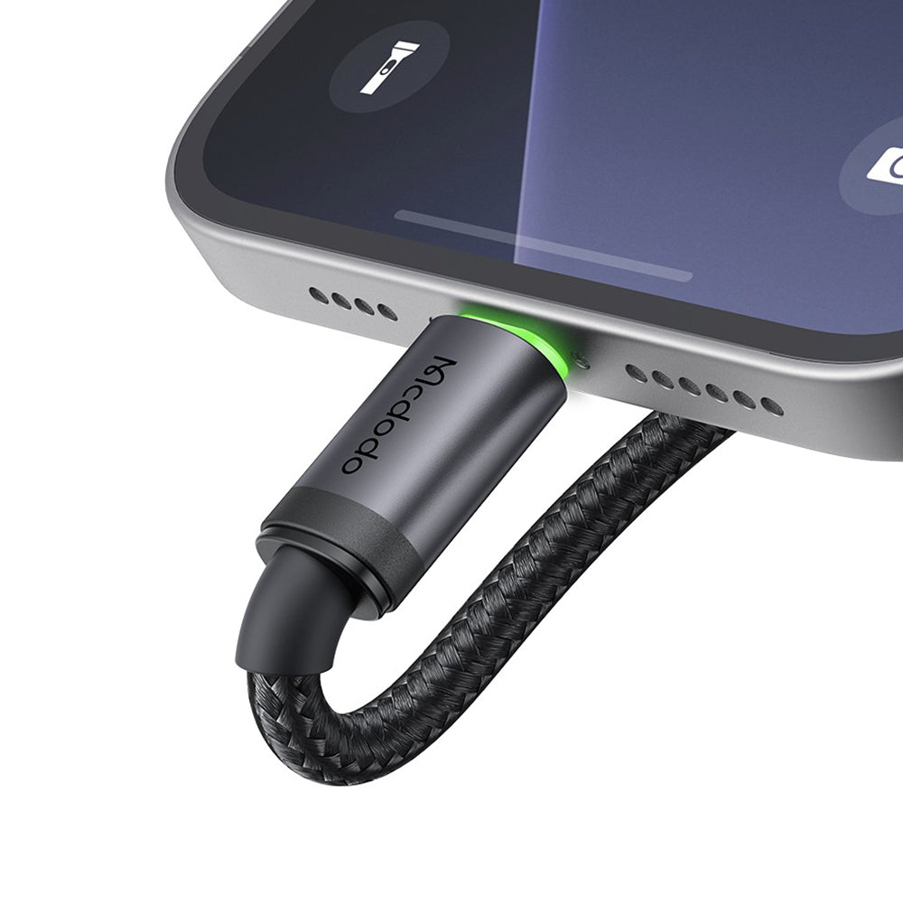 Data- og ladekabel USB-C - USB-C McDodo CA-4410, 60W, 1m, Svart