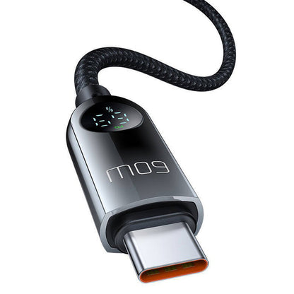 USB-C - USB-C McDodo CA-4780 Display data- og ladekabel, 60W, 1.2m, Svart