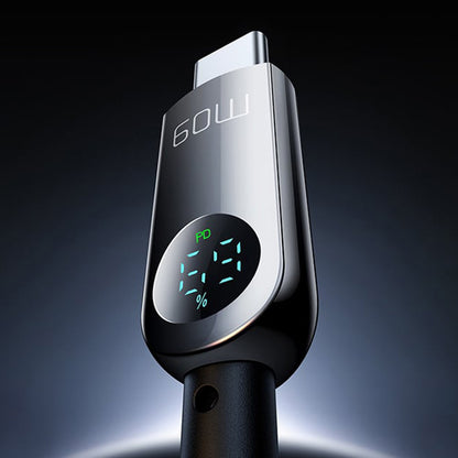 USB-C - USB-C McDodo CA-4780 Display data- og ladekabel, 60W, 1.2m, Svart