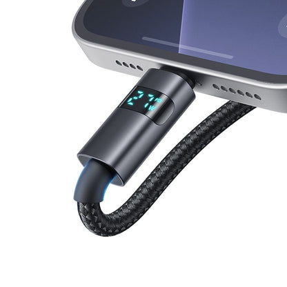 Data- og ladekabel USB-C - USB-C McDodo CA-5610 Display, 100W, 1.2m, Svart