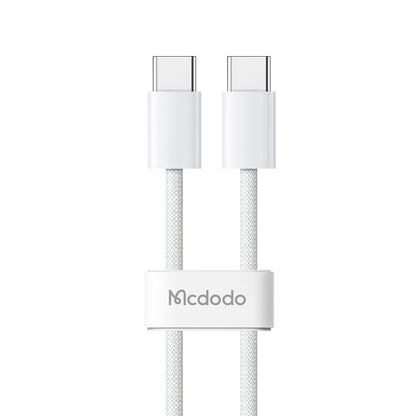 USB-C data- og ladekabel - USB-C McDodo CA-5690, 60W, 1m, Hvit