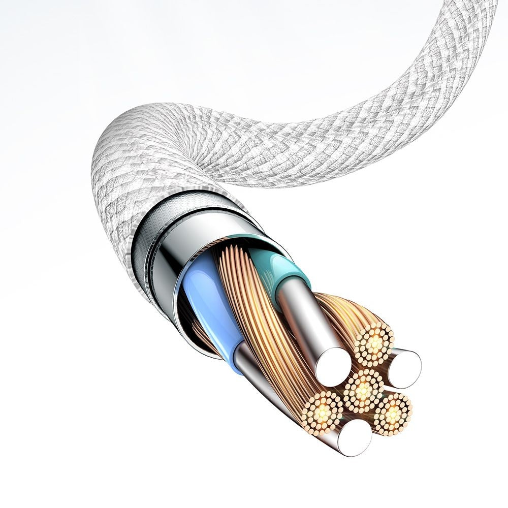 USB-C data- og ladekabel - USB-C McDodo CA-5690, 60W, 1m, Hvit