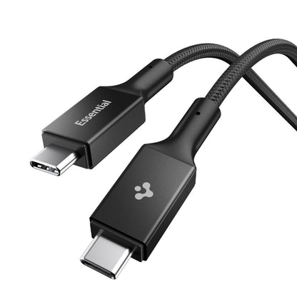 Data- og ladekabel USB-C - USB-C Spigen EB10010CC, 100W, 1m, Svart