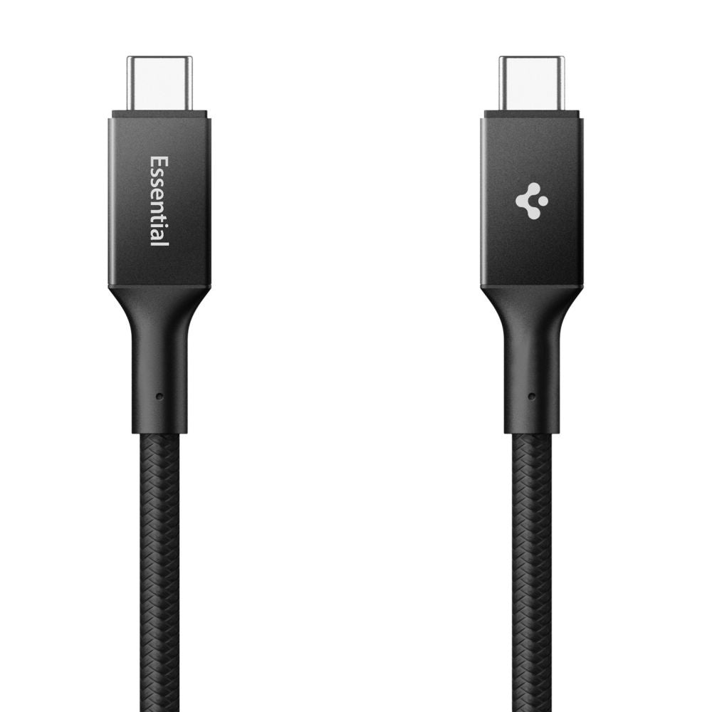 Data- og ladekabel USB-C - USB-C Spigen EB10010CC, 100W, 1m, Svart