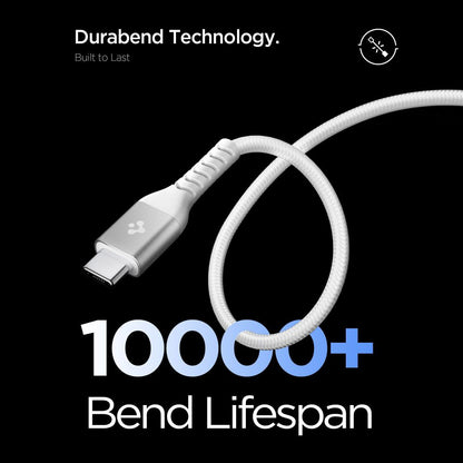 USB-C Data- og Ladekabel - USB-C Spigen EB10010CCA, 100W, 1m, Hvit ACA11102