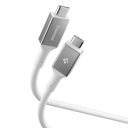 USB-C data- og ladekabel - USB-C Spigen EB10020CC, 100W, 2m, Hvit