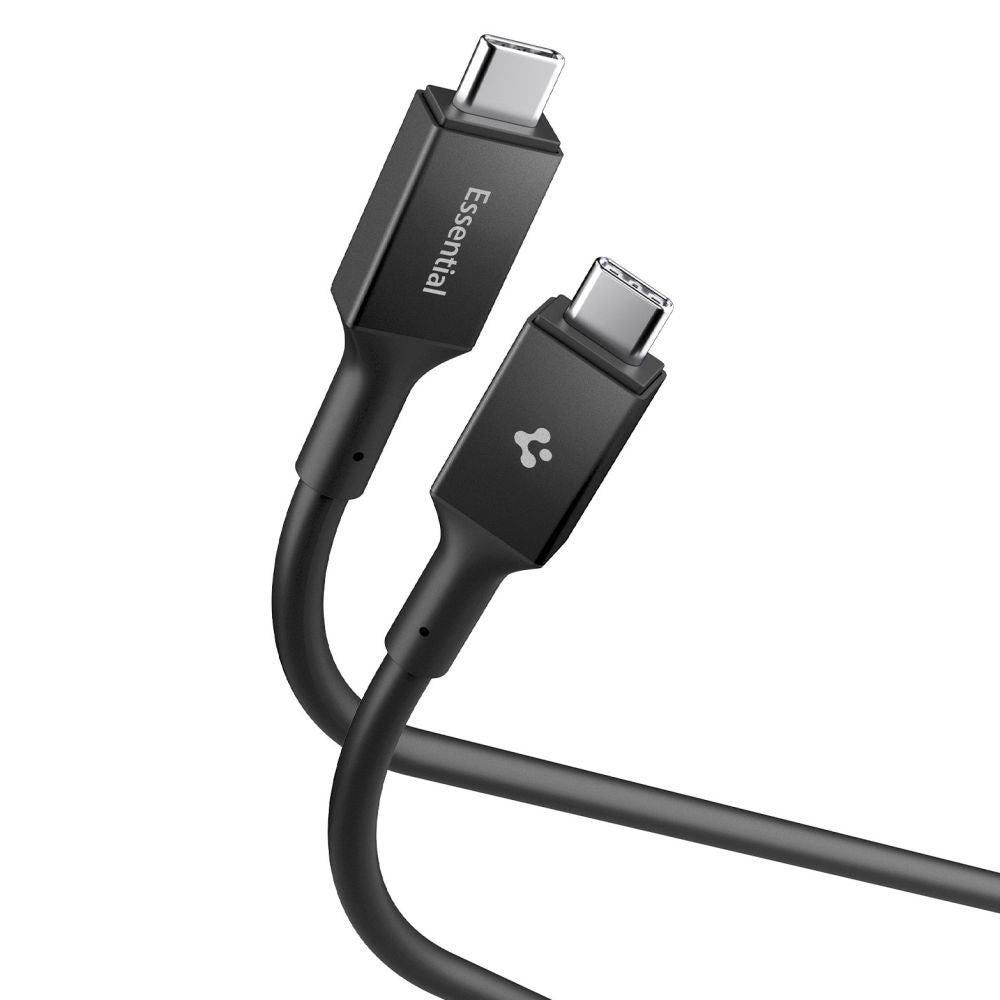 Data- og ladekabel USB-C - USB-C Spigen EB10020CC, 100W, 2m, Svart