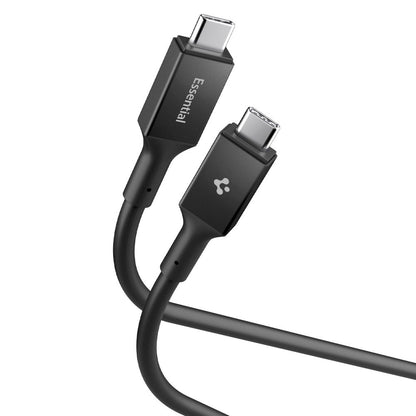 Data- og ladekabel USB-C - USB-C Spigen EB10020CC, 100W, 2m, Svart