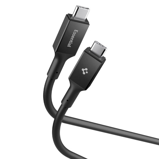 Data- og ladekabel USB-C - USB-C Spigen EB10020CC, 100W, 2m, Svart