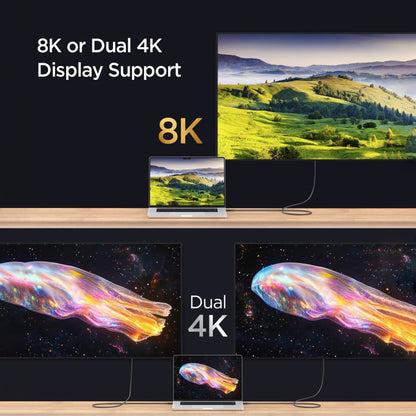 USB-C data- og ladekabel - USB-C Spigen EB24012CC, 240W, 1.2m, Svart