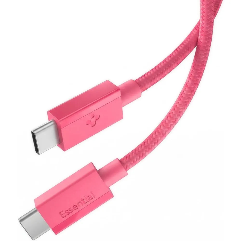 USB-C Data- og ladekabel - USB-C Spigen EB6010CC, 60W, 1m, Rosa ACA10414