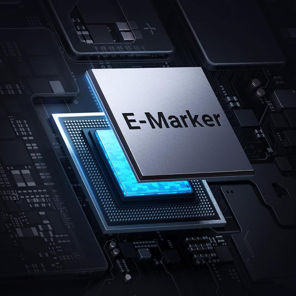 USB-C til USB-C data- og ladekabel UGREEN 65866 Display, 240W, 1m, Grå