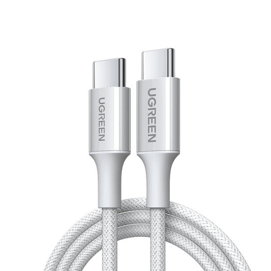 USB-C til USB-C data- og ladekabel UGREEN L501, 60W, 2m, Grå