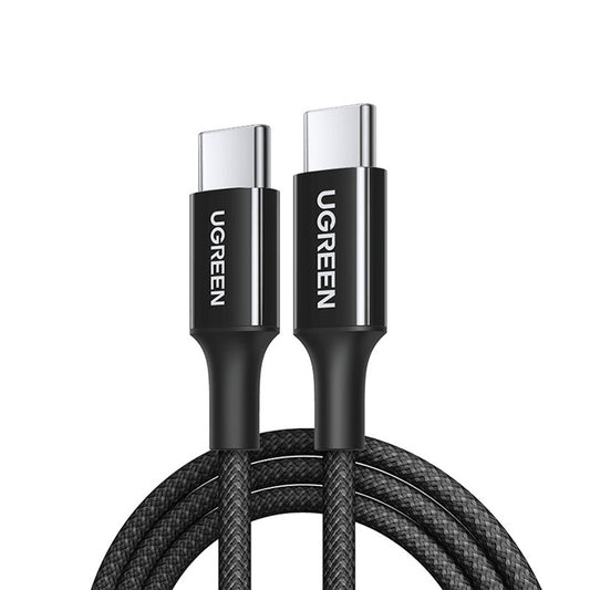 USB-C til USB-C data- og ladekabel UGREEN L502, 100W, 1m, Svart