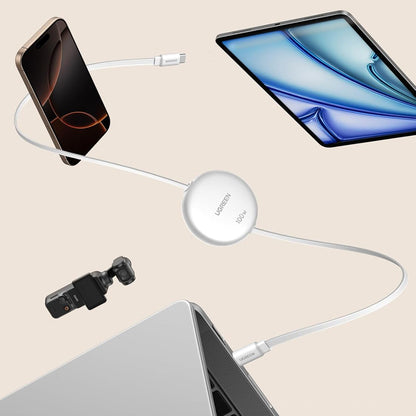 USB-C data- og ladekabel - USB-C UGREEN L531, 100W, 1m, Hvit