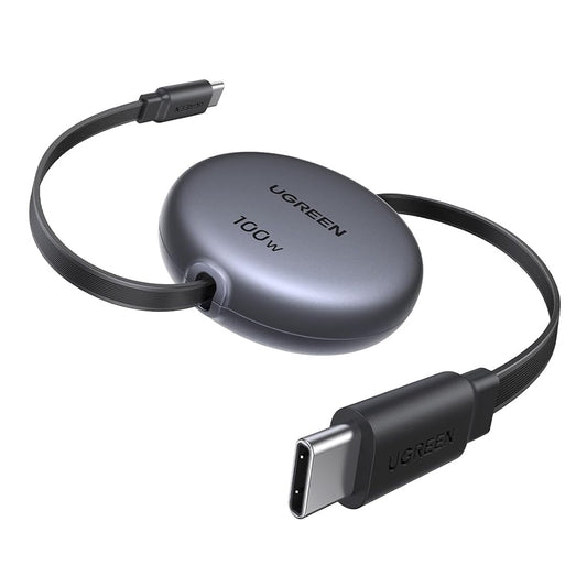 USB-C data- og ladekabel - USB-C UGREEN L531, 100W, 1m, Svart