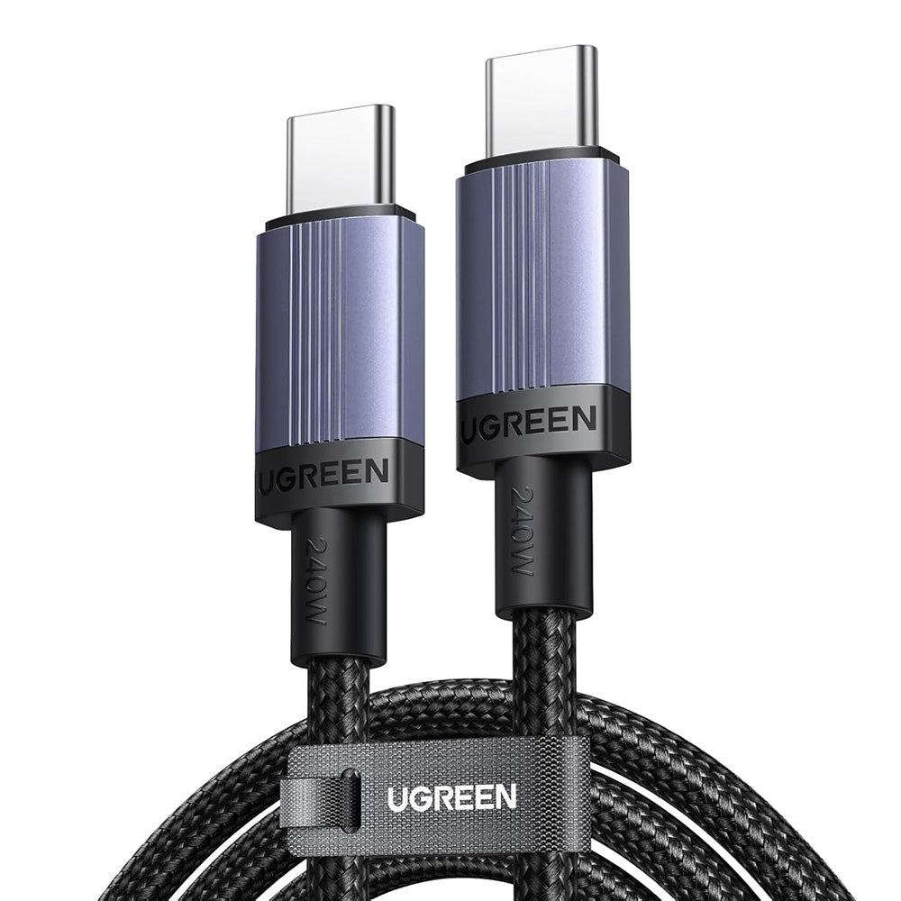 USB-C Data- og Ladekabel - USB-C UGREEN L532, 240W, 3m, Grå