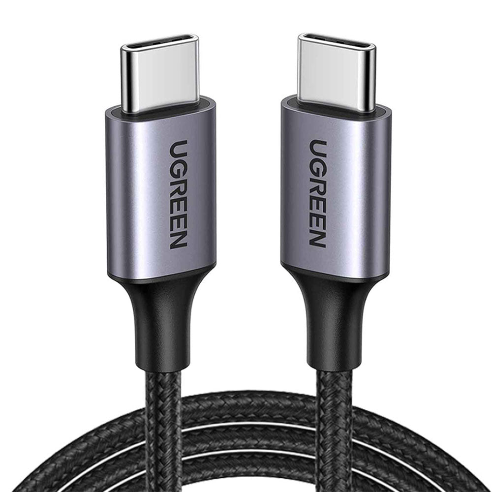 USB-C til USB-C data- og ladekabel UGREEN US261 (50152), 60 W, 2 m, grå