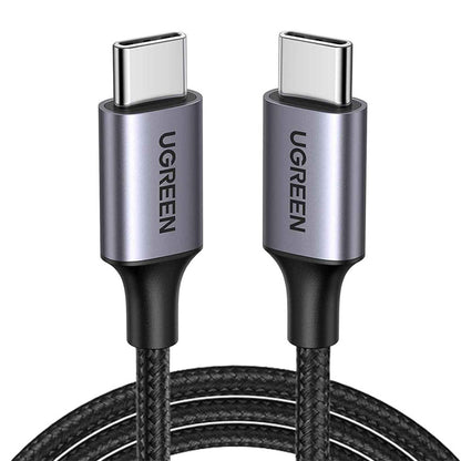 USB-C til USB-C data- og ladekabel UGREEN US261 (50152), 60 W, 2 m, grå
