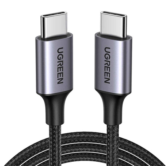 USB-C til USB-C data- og ladekabel UGREEN US261 (50152), 60 W, 2 m, grå