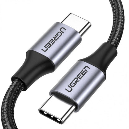 USB-C til USB-C data- og ladekabel UGREEN US261 (50152), 60 W, 2 m, grå
