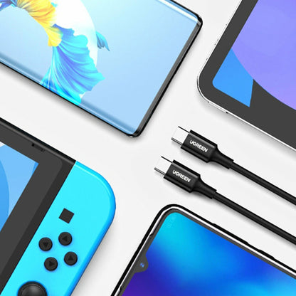 USB-C Data og Ladekabel - USB-C UGREEN US300 (80371), 100W, 1m, Svart