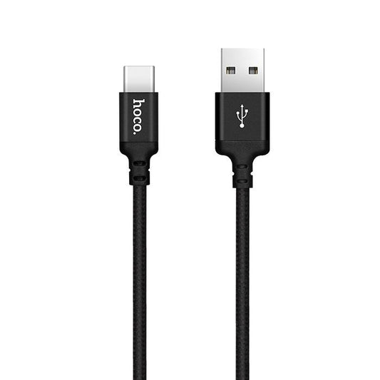 USB-A til USB-C datakabel og ladekabel HOCO X14 Times, 18W, 2m, svart