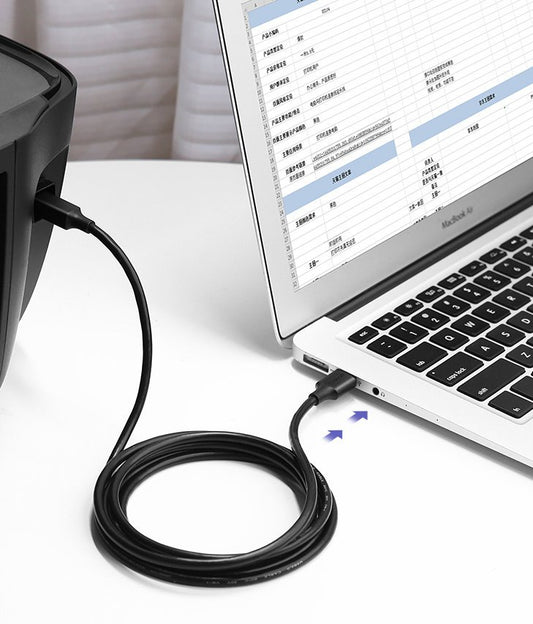UGREEN US135 Skriverkabel, USB-A - USB-B, 1.5m, Svart