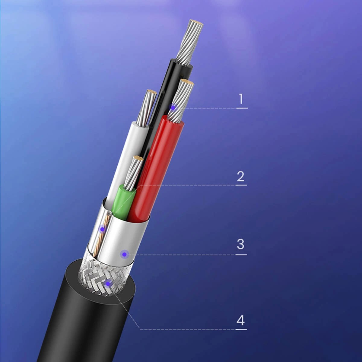UGREEN US135 Skriverkabel, USB-A - USB-B, 5m, Svart