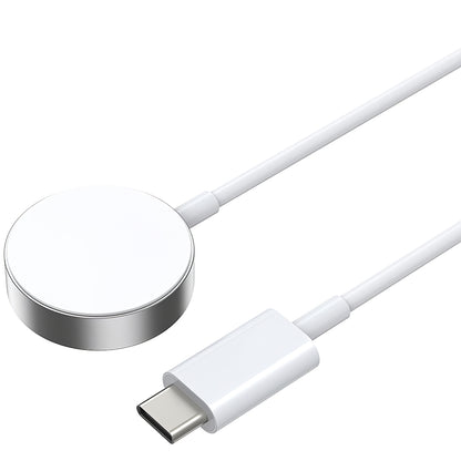 Trådløs lader BWOO WL-18 for Apple Watch Series, USB-C, hvit