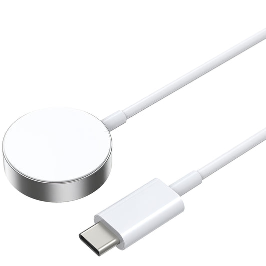 Trådløs lader BWOO WL-18 for Apple Watch Series, USB-C, hvit